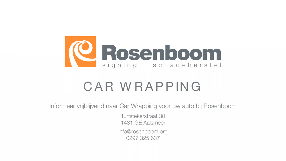 Final frame with contact information for interested clients.