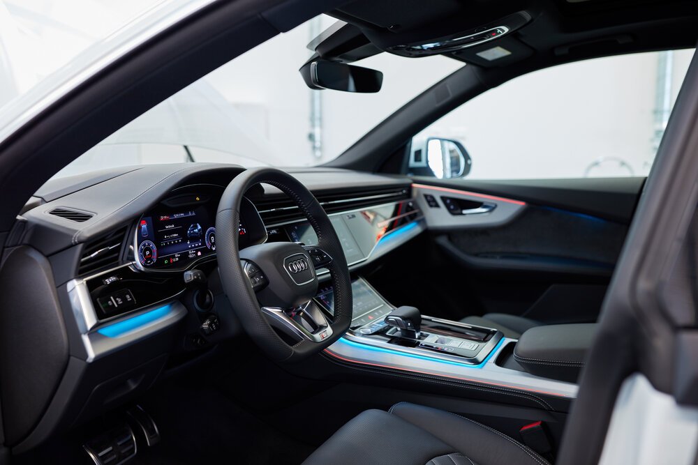 Interior of the Audi A8