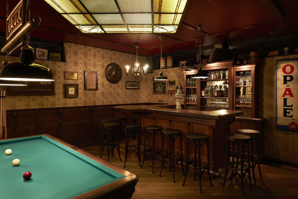 Bar with billiards table in Rotterdam