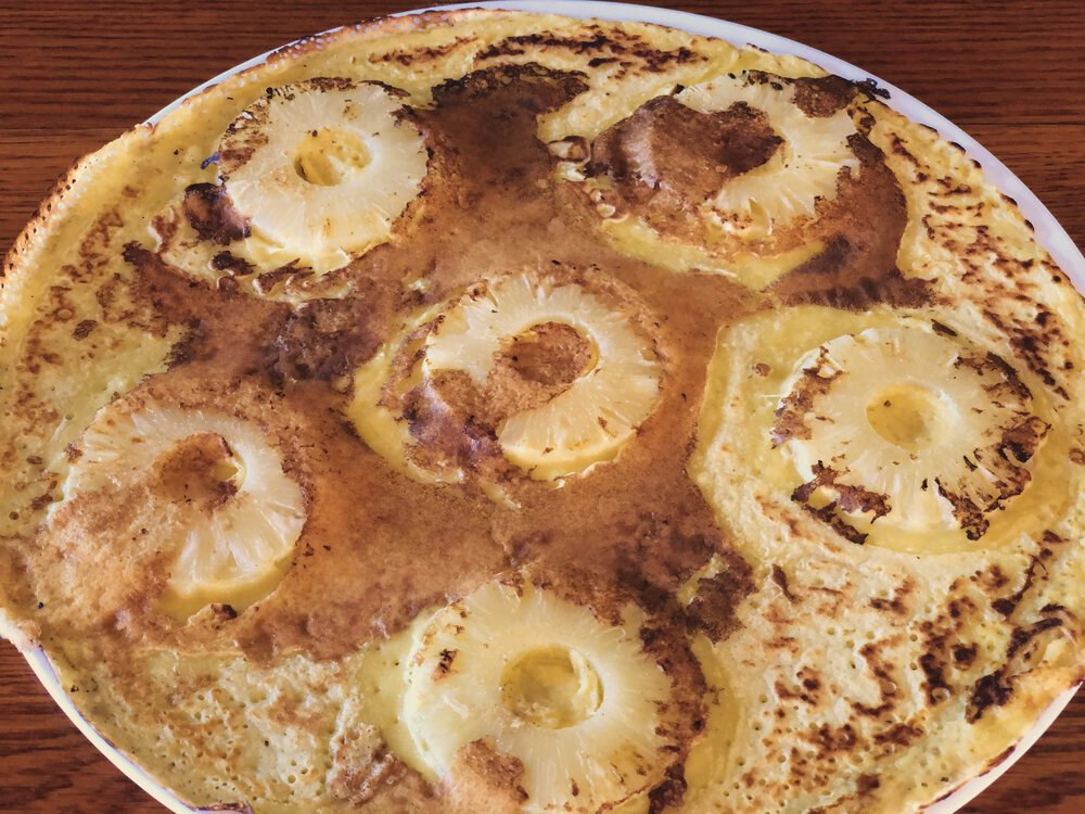 Detail shot Pancake Pineapple – setup C – due to the smaller sensor, relatively more remains in focus. This is a major advantage of smartphone cameras.