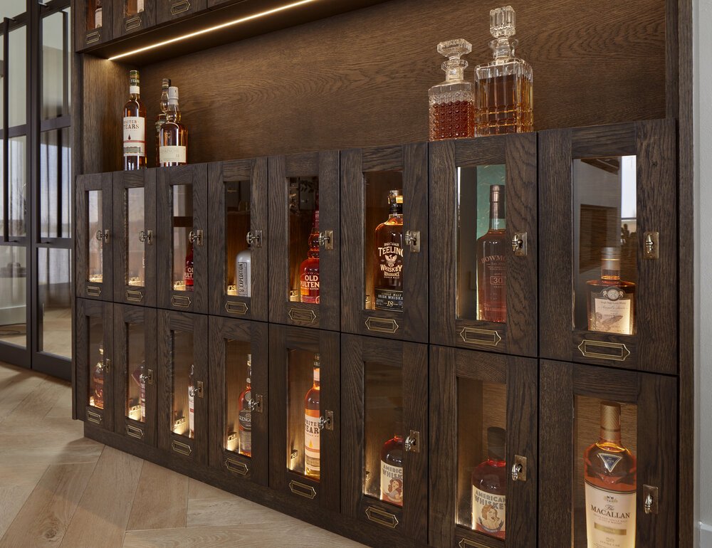 Classically designed furniture piece in a modern interior.