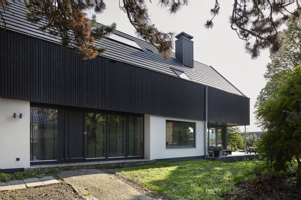 Exterior photo of the roof extension.