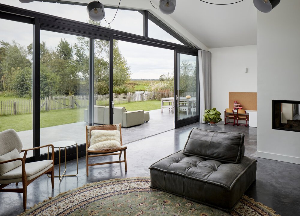 Living spaces in harmony with the surrounding landscape.