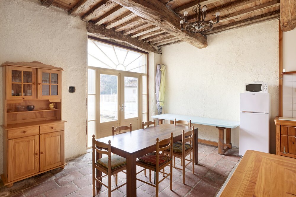 Interior photo of the entrance near the kitchen of holiday apartment #4.