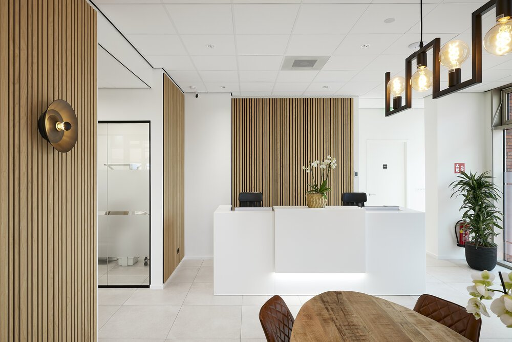 Interior photo of the reception area.