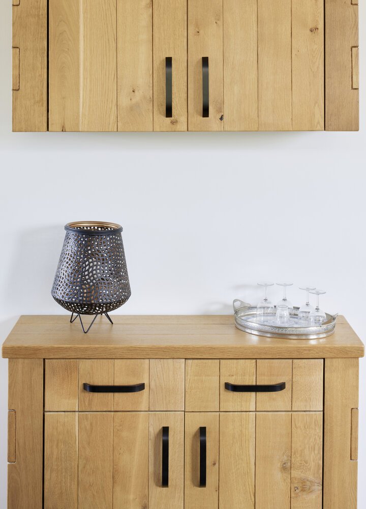 Detail shot of the sideboard.