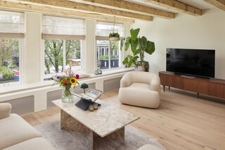 Oak wooden flooring project photography 