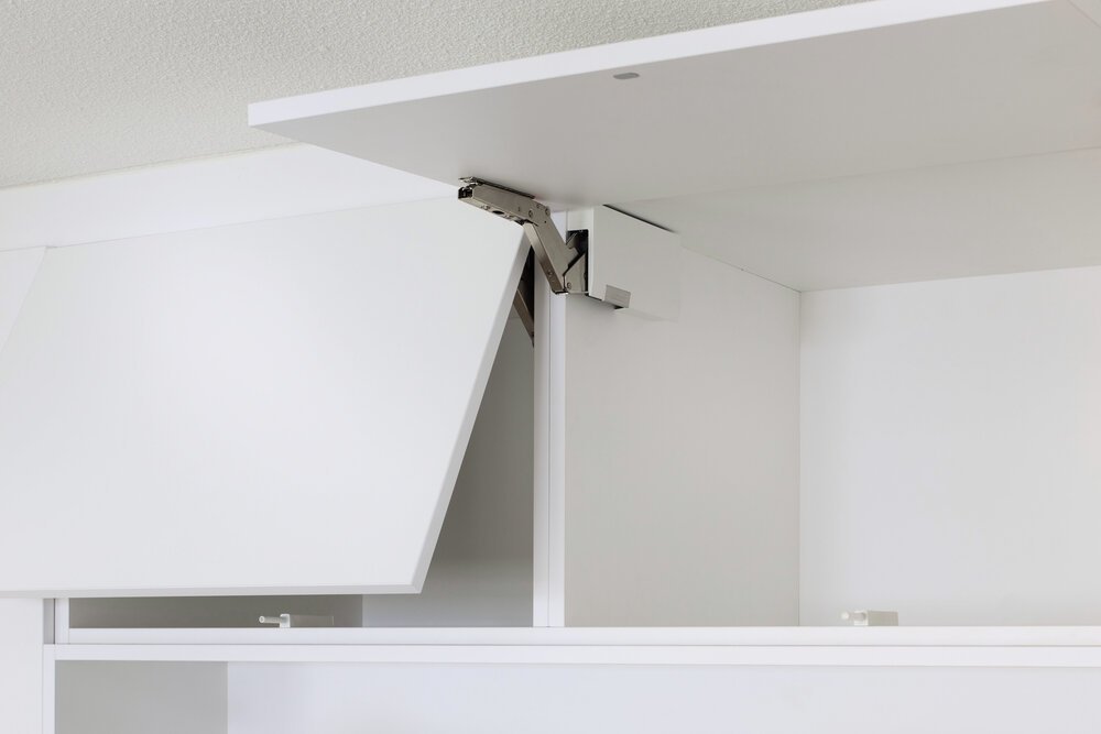 Top-mounted flap doors: easier to access.