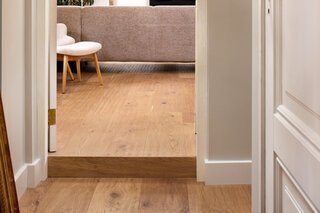 Project photos hand-scraped wooden flooring