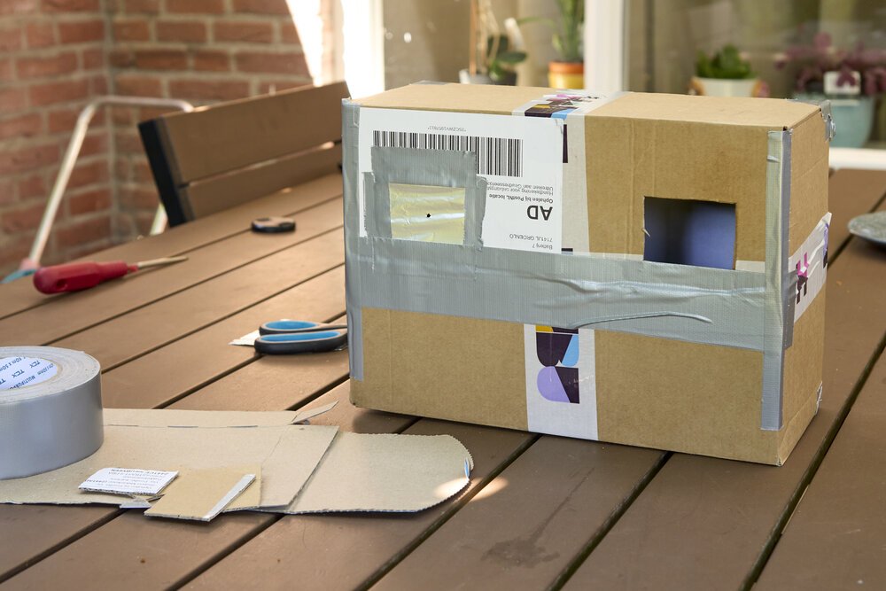 Homemade camera obscura