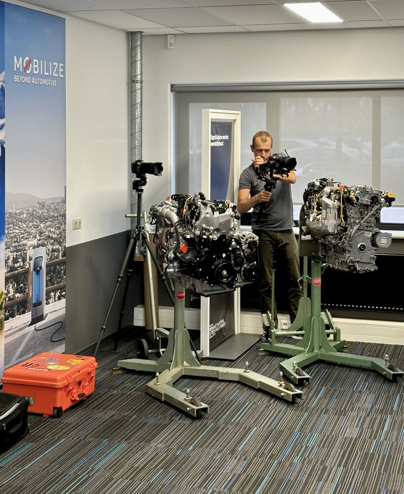 Taking an overview shot with an interesting foreground.