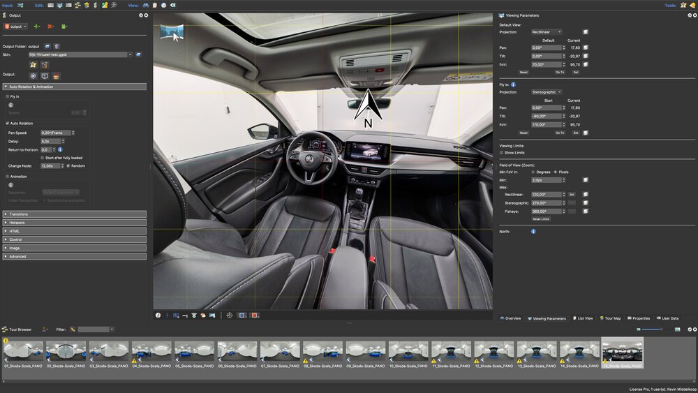 Virtual tour maken met Pano2VR Pro - opnieuw virtual tours leren bouwen.