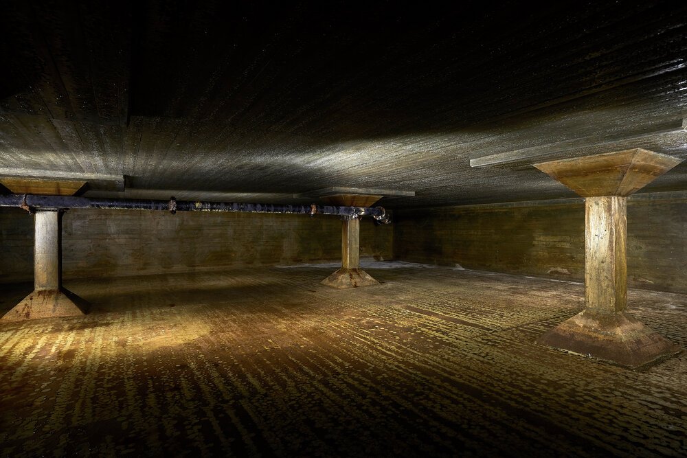 Voormalig waterreservoir in Kloosterhaar (Gelderland)