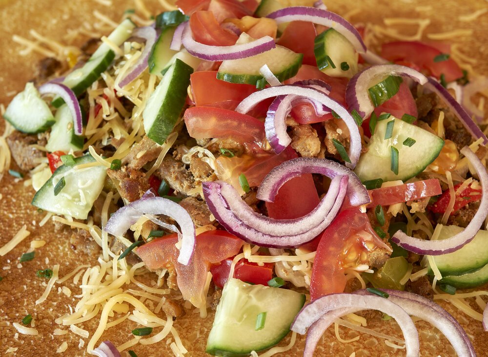 Detailfoto Pannenkoek Keizersshoarma - opstelling B - minder invloed op het bestaande daglicht zorgt voor uitdagingen.