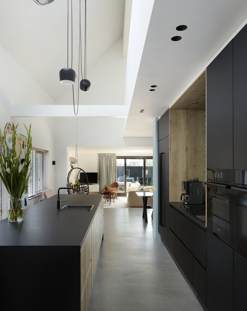 Open ruimtes verbinden onderlinge vertrekken.