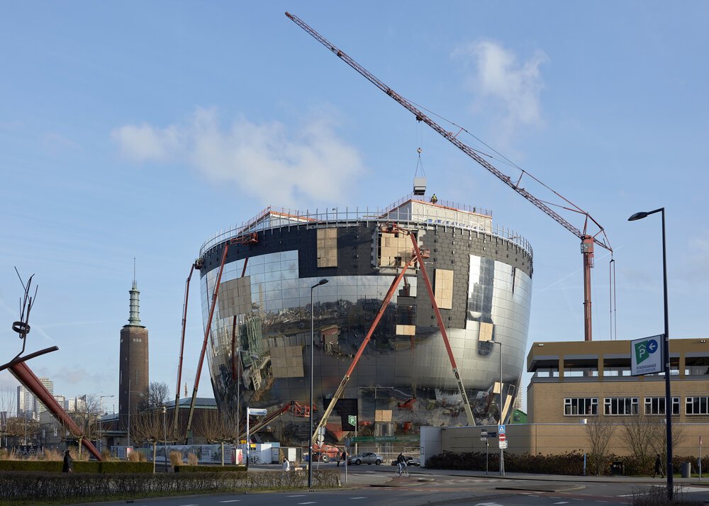 Publiek toegankelijk kunstdepot ontworpen door architect Winy Maas van MVRDV.