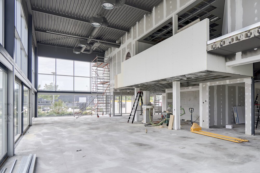 Verbouwing kantoor door Strukton in Leusden.