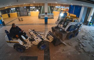 Timelapse-opnames vloerrenovatie