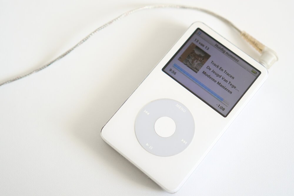 Mijn 20 jaar oude iPod Video.