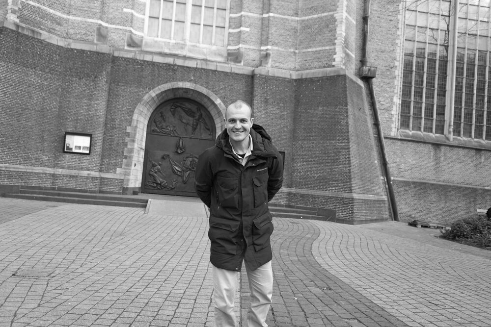 Een portret gemaakt door mijn oudste zoon in Rotterdam. 